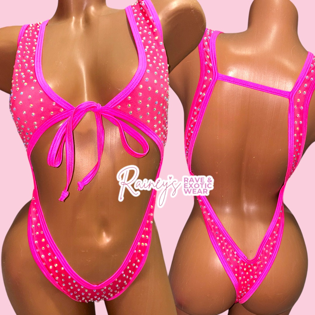 Pink Dark Two-Tone Angel Set