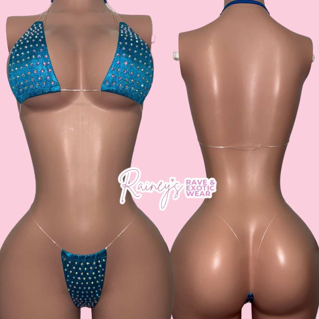 Blue Metallic Micro Set