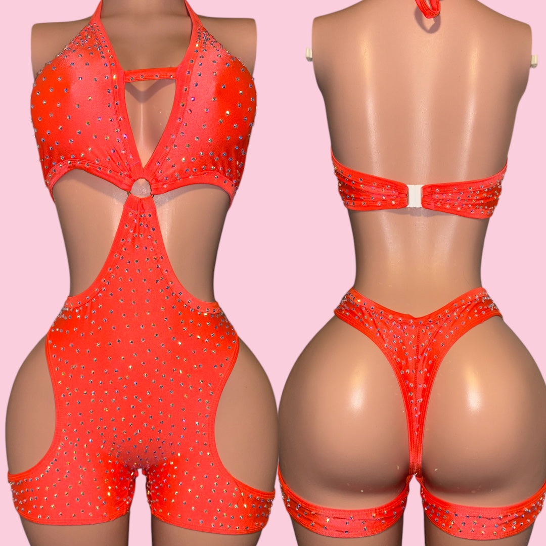 Orange Nylah Set