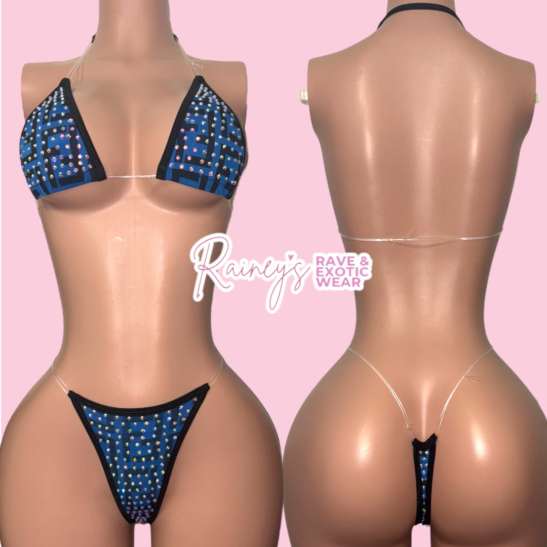 Blue/Black Fendi Micro Set