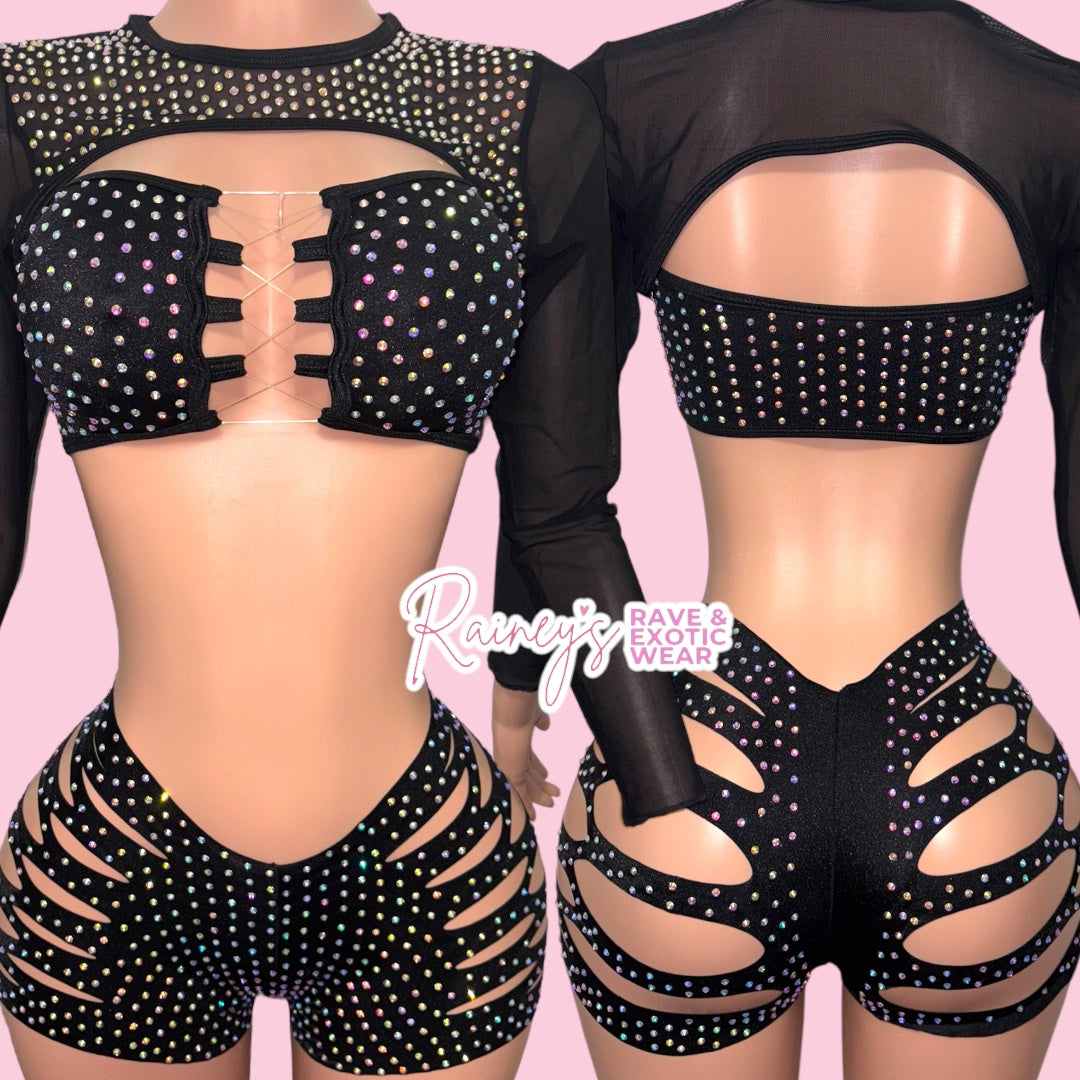 Black Mesh Sleeves ONLY