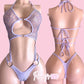 Purple Lace One Piece Set