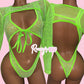 Green Fishnet Sleeves ONLY
