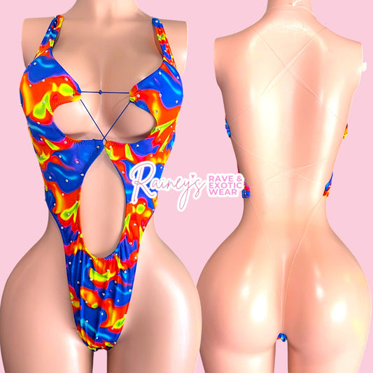 Multicolored Body Thermal Print Kailie Set