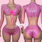 Pink Sleeve Set L-2x