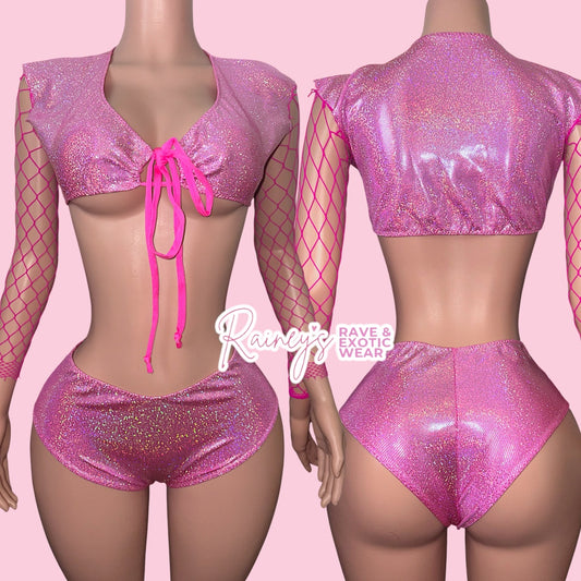 Pink Sleeve Set L-2x