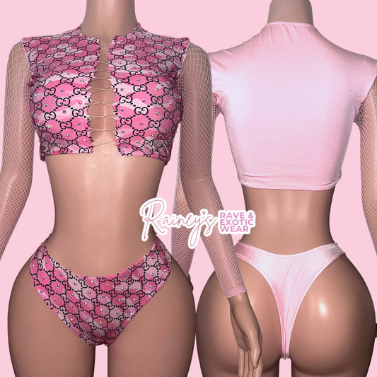 Pink GG Sleeve Set