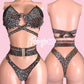 Cheetah Print Bra Set