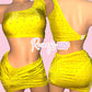 Yellow Skirt Set