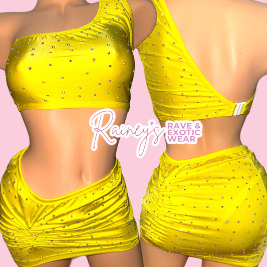 Yellow Skirt Set