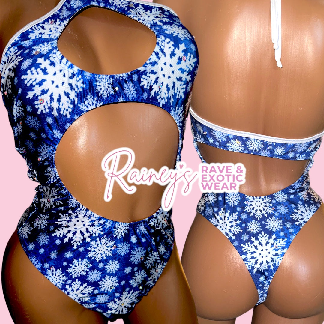 Blue Christmas Snowflake Set