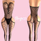 Black Fishnet Set