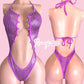 Metallic Purple Aaliyah Set
