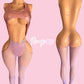Pink/Purple Fishnet Set