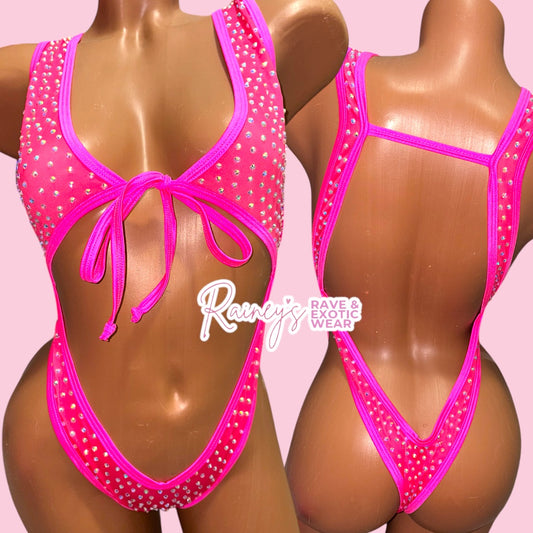 Pink Dark Two-Tone Angel Set