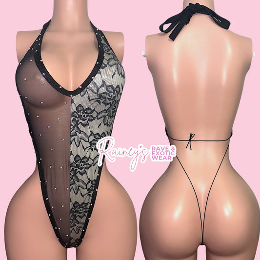 Black Lace Bodysuit
