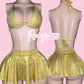 Gold Skirt Set