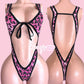 Pink Cheetah Print Angel Set