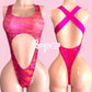 Pink Snake Print Mia Set