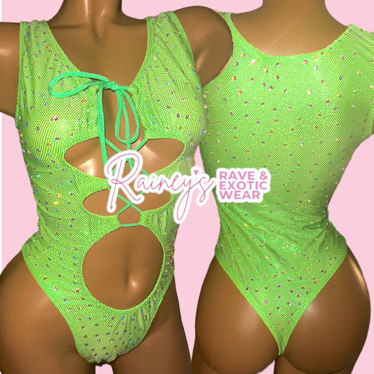 Green Metallic Mari Set