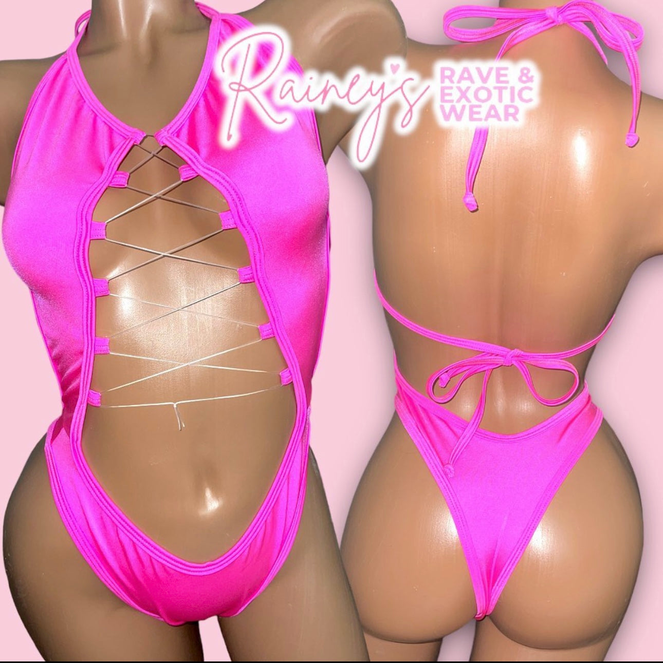 Pink Unstoned Aaliyah Set