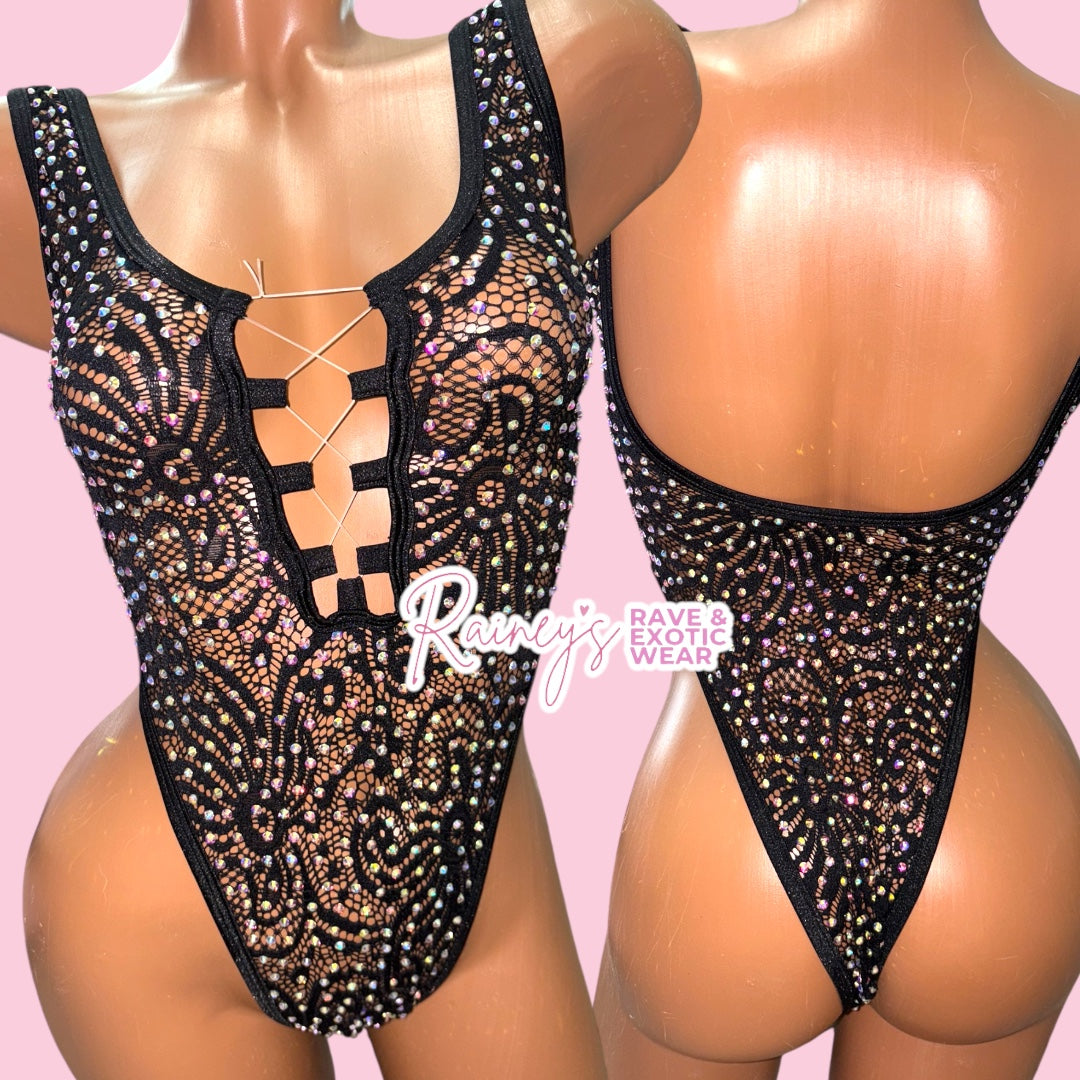 Black Lace Bodysuit