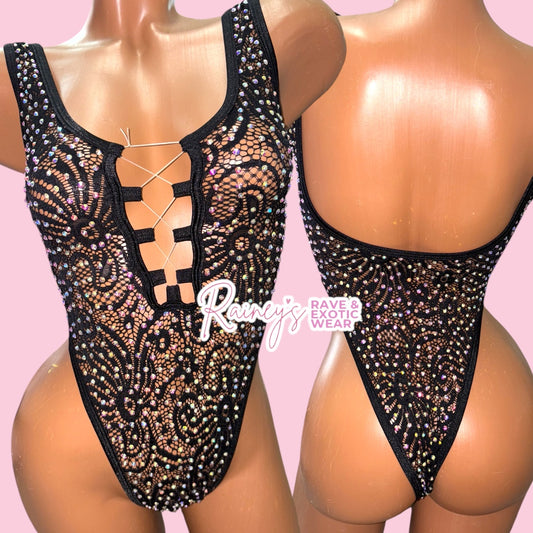 Black Lace Bodysuit