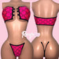 Pink/Black GG Tube Top Micro