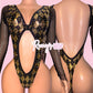 Black/Gold Joker Sleeve Mari Set