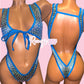 Blue Metallic Angel Set