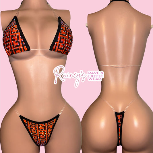 Orange Fendi Micro Set