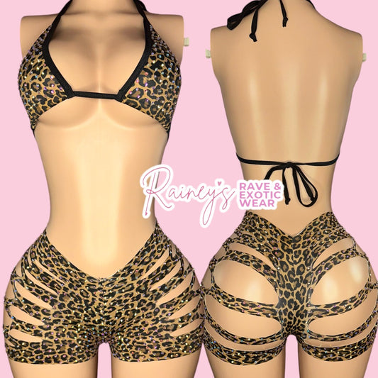 Cheetah Cut Og Shorts Set