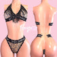Cheetah Print Thong Set