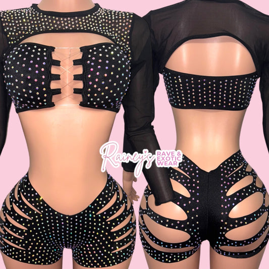 Black Mesh Sleeves ONLY