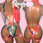 Orange/Multicolored Layla Set