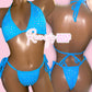 Blue (Turquoise) Double Tie Set