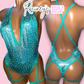 Mint Metallic Cristen Set